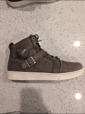 Harley-Davidson Men's Gray High-Top Sneaker Boot